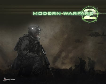 Modern Warfare 2 - game, of, 2, call, duty, warfare, modern, fps, video