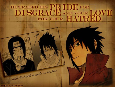 Uchiha Brothers - sasuke, anime, tears, itachi