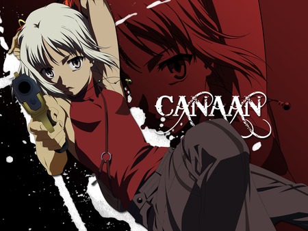 Cannaan, The First Vector  - gun, canaan, vector, anime, anime girl