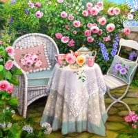 Teatime in Lace Garden