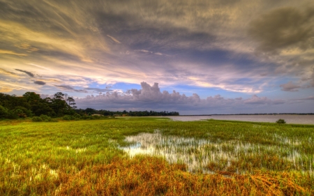 Splendid - land, nature, amazing, clouds