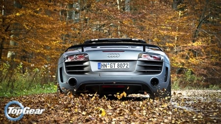 Audi R8 - street, Car, Top Gear, Audi, auto, R8, garage