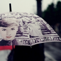 Umbrella - Audrey Hepburn