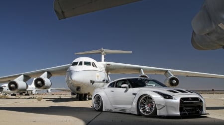 Air Force GT-R - nissan, plane, 2014, custom