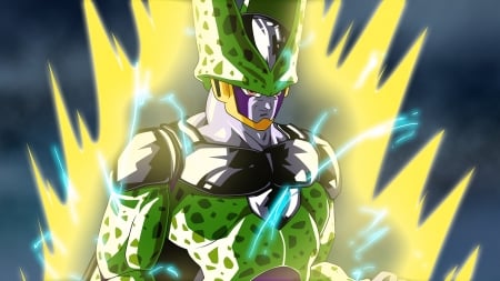 DBZ - Perfect Cell - dragon ball, dragon ball gt, tv series, japanese, cell, perfect cell, anime, legendary, dragon ball z, character, dbz