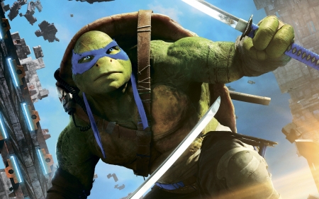 TMNT Leonardo - out of the shadows, 2016, TMNT, leonardo