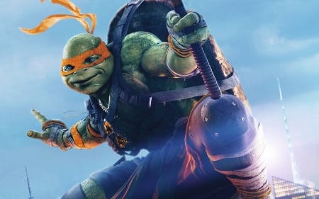 TMNT Michelangelo - 2016, Michelangelo, out of the shadows, movies, TMNT