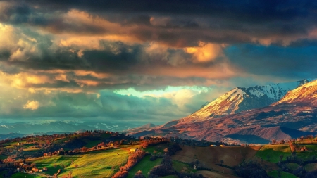 Wonderful Mother Earth - cloud, wonderful, nature, mountain