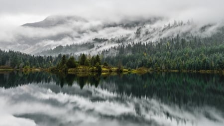 Marvelous - nature, lake, wonderful, clouds