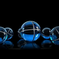 blue light balls