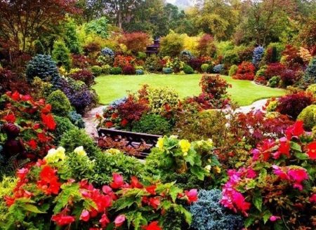 Full colors garden