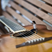 girl on the guitar