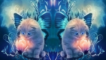 áƒ¦â¤áƒ¦ - art, animal   fantasy, cat, animal, fantasy