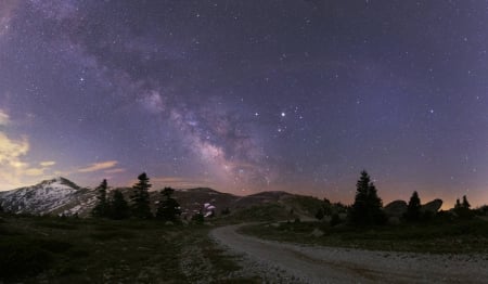 Milky Way and Planets Near Opposition - space, cool, fun, planets, galaxy, stars