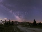 Milky Way and Planets Near Opposition