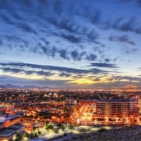 Sunset over Phoenix, Arizona