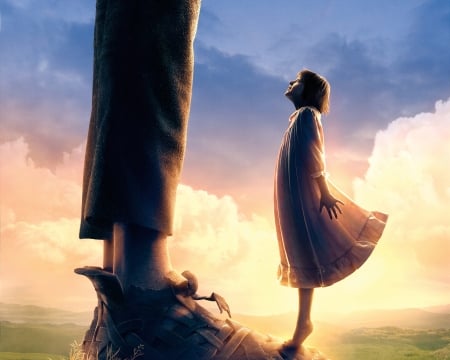 The BFG (2016) - the big friendly giant, movie, girl, copil, child, fantasy, poster