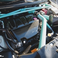 Mitsubishi EVO X Carbon Engine