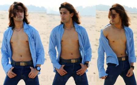 Rajkumar patra bold & shirtless triple pose passions instinct