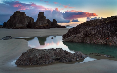 beach mountain - nature, fun, beach, mountain, cool