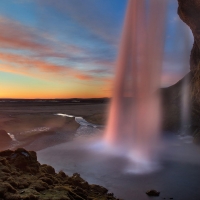 Sunrise Waterfall