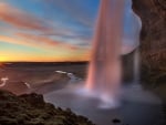 Sunrise Waterfall