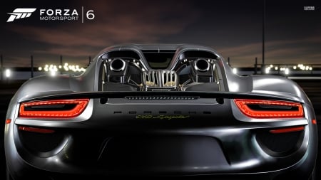 Forza Motorsport 6 - cars, racing, Gaming, Forza Motorsport 6, Porsche 918 Spyder, Porsche, 918, video game, Forza