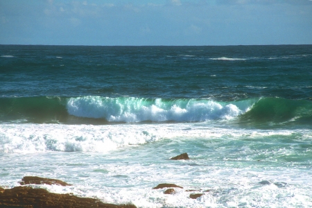 Ocean Waves - beach, ocean, shore, waves