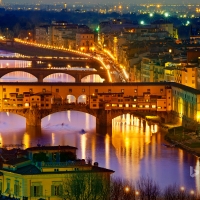 Ponte Vecchio a bridge in Florence Italy