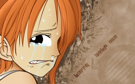 nami from one piece - face, one, nami, piece