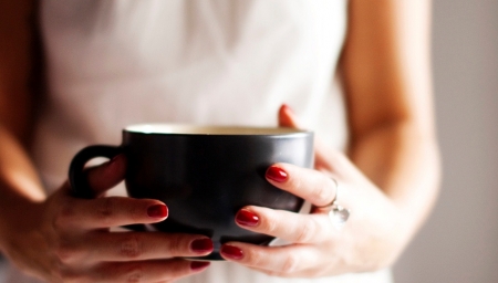 ♥ - abstract, hands, cup, soft