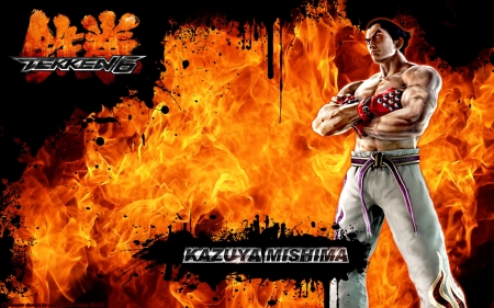 Tekken 6 - game, Tekken 6, Kazuya Mishima, gaming, fighting, Tekken, video game