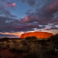 Uluru in Uluru Kata Tjuta National Park Australia