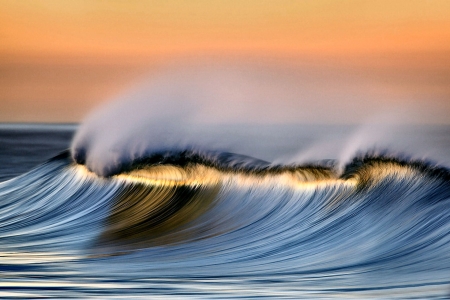 Sea Waves With Mist F - scenery, beautiful, photography, mist, waves, photo, waterscape, wide screen