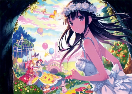 New Princess - princess, girl, art book, long hair, orginal, pretty, disney, eshi, cute