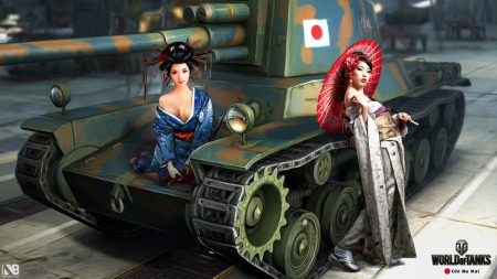 Girls in World of Tanks - World, Video, Girls, Tanks