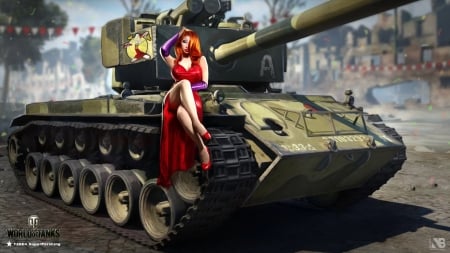 Girls in World of Tanks - World, Video, Girls, Tanks