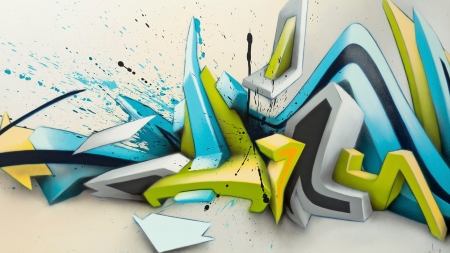 Daim - Wave - daim, abstract, 3d, graffiti, wave