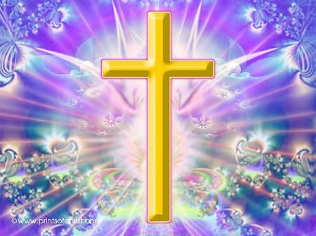 Cross - christ, cross, abstract, jesus, religion