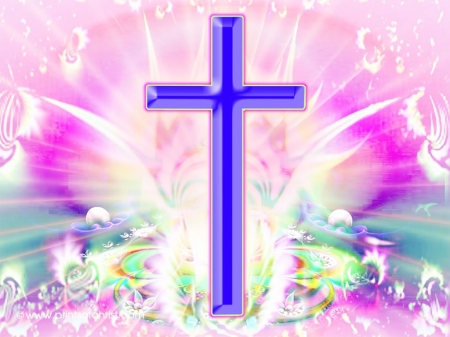 Cross - abstract, christ, jesus, religion, cross