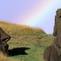 moai statues easter island