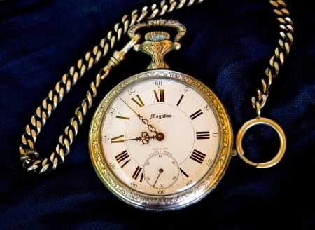 Pocket Watch - watch, time, old, Pocket Watch, clock