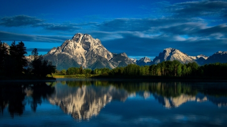 Mirror - lake, nature, amazing, mountain