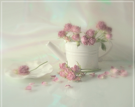 â™¥ - flowers, pink, abstract, soft