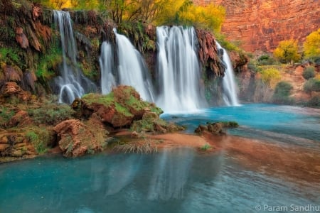 waterfall - fun, river, nature, waterfall, cool