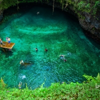 To Sua Ocean Trench in Lotofaga Upolu Samoa