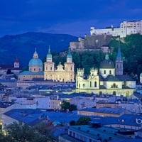 View of Salzburg Austria