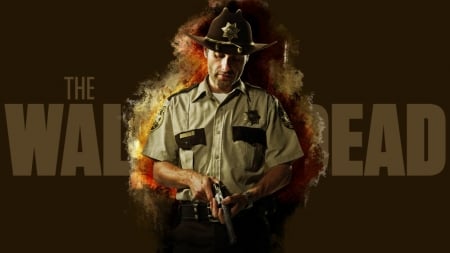 The Walking Dead - rick grimes, tv, the walking dead, tv show, tv series, zombie