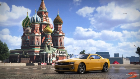 World Of Speed - gaming, video game, game, russia, church, world of speed, camaro, chevrolet, car, cathedral