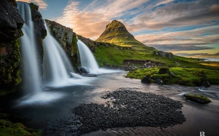 waterfalls - cool, river, fun, waterfalls, nature